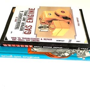 3 Small Gas Engine Repair Books
